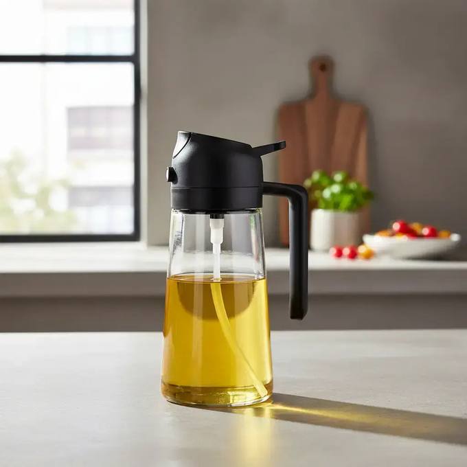 Aceitera vertedor y rociador 2 en 1