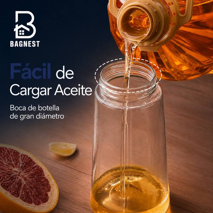 Aceitera vertedor y rociador 2 en 1