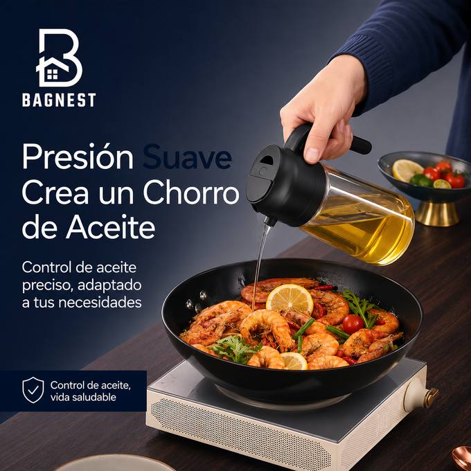 Aceitera vertedor y rociador 2 en 1